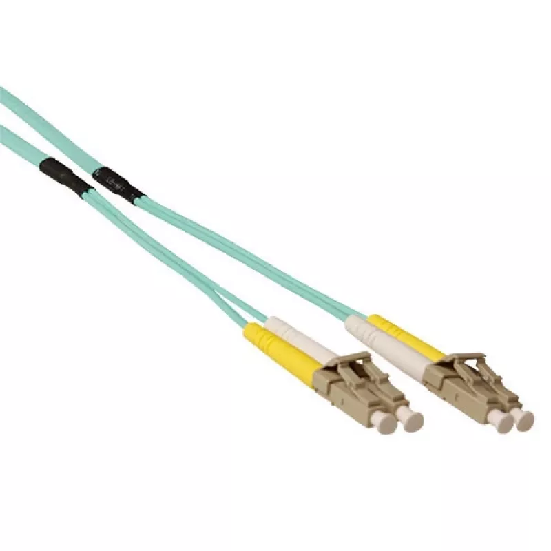 ACT 50 meter Multimode 50/125 OM3 duplex ruggedized fiber cable with LC connectors