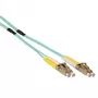 ACT 50 meter Multimode 50/125 OM3 duplex ruggedized fiber cable with LC connectors