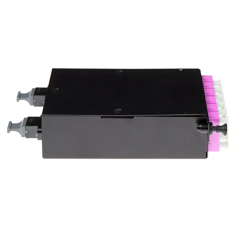 ACT High Density fanout cassette 24 fibers MTP®-MPO Low Loss OM4