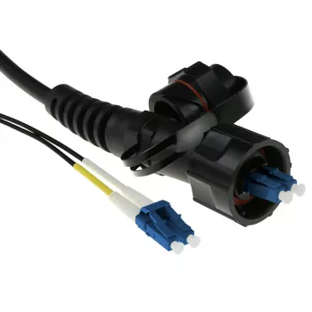 Fibre optic cable ACT RL7330 30 m 2x LC 2x LC ODVA Black