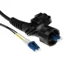Fibre optic cable ACT RL7330 30 m 2x LC 2x LC ODVA Black