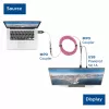 ACT DisplayPort to MTP/MPO adapter set to extend a DisplayPort connection up to 8K@60Hz