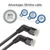 Networking cable ACT DD1902 Cat6 U/FTP (STP) 2 m RJ-45 to RJ-45 Black