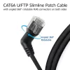 ACT networking cable DD1952 Cat6 U/FTP (STP) 0.25 m Black RJ-45 to RJ-45