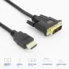 ACT AK3736 video cable adapter 3 m HDMI Type A (Standard) DVI-D Black