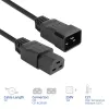 Powercord ACT C20–C21 IEC60320 black 3 m, 16 A, 250 V