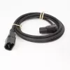 ACT Powercord C14 - C15 (angled right) IEC60320 black 0.6 m