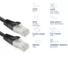 Network cable ACT FB8102 Cat8 U/FTP (STP) black 2 m with RJ-45 connectors