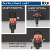 ACT Powercord C14 IEC Lock+ Dual Locking - C15 IEC Lock+ black 1 m, PC3868