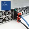 ACT Powercord C14 IEC Lock+ Dual Locking - C15 IEC Lock+ blue 2 m, PC3874