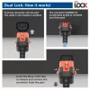 ACT Powercord C14 IEC Lock+ Dual Locking - C15 IEC Lock+ blue 2 m, PC3874