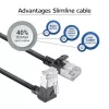 Network patch cable ACT DA4905 Cat6a U/FTP (STP) RJ-45 to RJ-45 Black 5 m