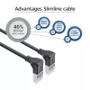 ACT DA5902 networking cable Cat6a U/FTP (STP) 2 m, RJ-45 to RJ-45, black