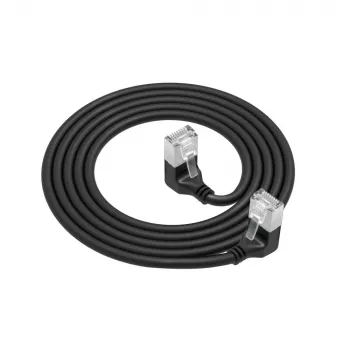 Networking cable ACT DA5905 Cat6a U/FTP (STP) RJ-45 to RJ-45 5 m Black