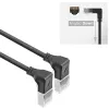 Network cable ACT DA5952 Cat6a U/FTP (STP) 0.25 m Black RJ‑45 to RJ‑45