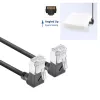 Networking cable ACT DA6901 Cat6a U/FTP (STP) 1 m RJ-45 to RJ-45 Black