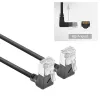 ACT Cat6a U/FTP (STP) networking cable DA6902, 2 m, RJ-45 to RJ-45, Black