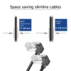ACT Cat6a U/FTP (STP) networking cable DA6902, 2 m, RJ-45 to RJ-45, Black