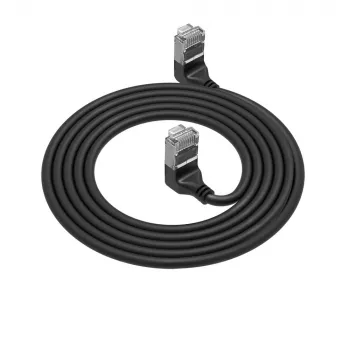 Networking cable ACT DA6952 Cat6a U/FTP (STP) RJ-45 to RJ-45 0.25 m Black