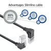 ACT Cat6a U/FTP (STP) networking cable DA7905, 5 m, RJ-45 to RJ-45, black