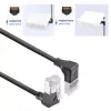 ACT networking cable DA7930 Cat6a U/FTP (STP) Black 0.15 m with RJ-45 gold-plated contacts
