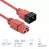 Power Cord ACT C20–C21 IEC60320 red 1.5 m, 250 V 16 A
