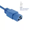 Powercord ACT C20–C21 IEC60320 blue 2 m, 16 A, 250 V