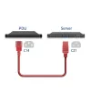 Power cable ACT C14 to C21 IEC60320 red 1 m, 250V 10A