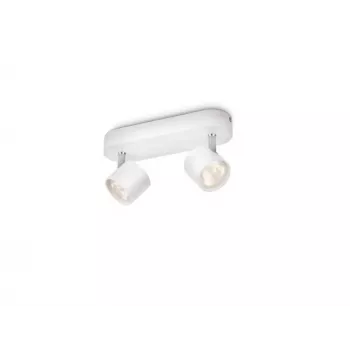 Ceiling/Wall Spotlight Philips Dimmable LED Star 2x 11.5W, Warm White, 2700K, 10000 lm, IP20