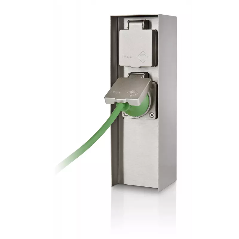 Outdoor socket outlet Philips myGarden 171084716 Stainless steel IP44 50–60 Hz