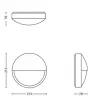 Outdoor wall light Philips myGarden Capricorn 5.5W LED anthracite, aluminium housing, fixed bulb, 214×78×214 mm