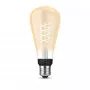 Smart bulb Philips 1-pack ST72 E27 Filament Edison Bluetooth Zigbee