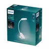 Philips Functional Forys Clip Desk Light, White, Plastic, Bedroom, Living room, Office, Contemporary, IP20, III