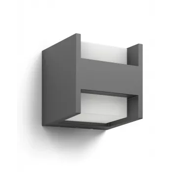 Outdoor Wall Light Signify Philips Arbour Wall Light 3.8W LED Anthracite