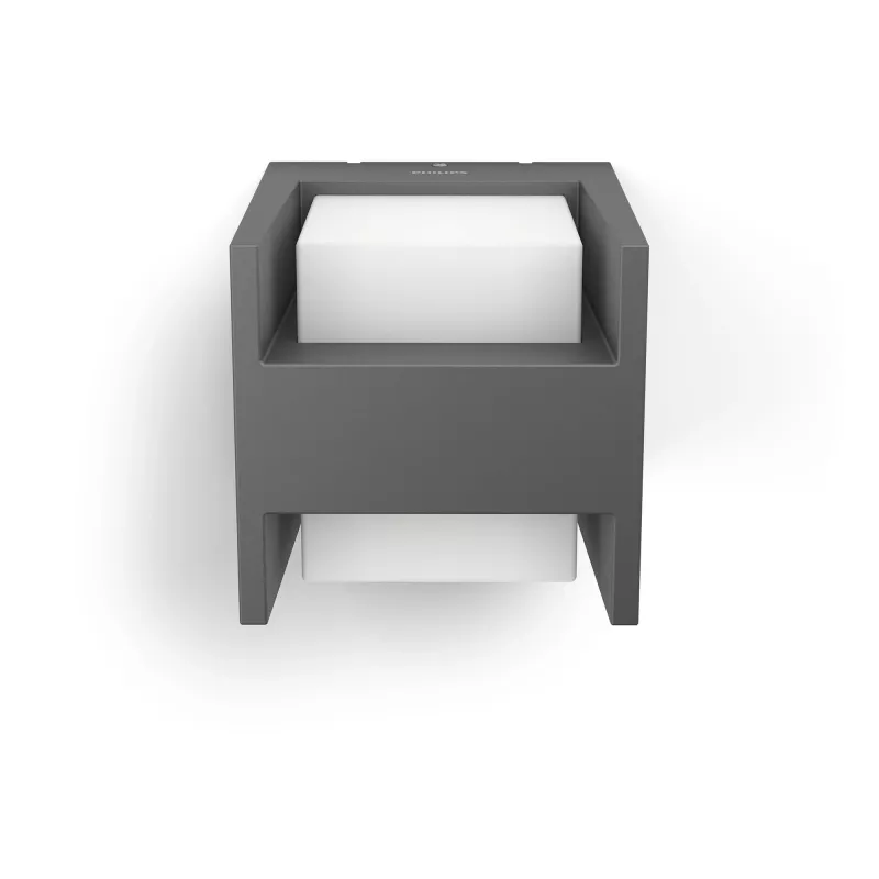 Outdoor Wall Light Signify Philips Arbour Wall Light 3.8W LED Anthracite