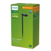 Philips Vynce Pedestal/Pathway Light 1.5W, Outdoor pedestal/post lighting, Black, Plastic, IP44, Patio, Garden, III