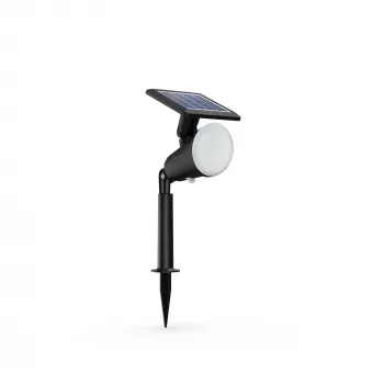 Philips Jivix Ground Spots/Spike 1.4W, Outdoor pedestal/post lighting, Black, Plastic, IP44, Patio, Garden, III