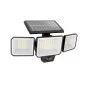 Security lighting Philips Securit 8.7W LED solar 5000K, 4V battery, black plastic housing
