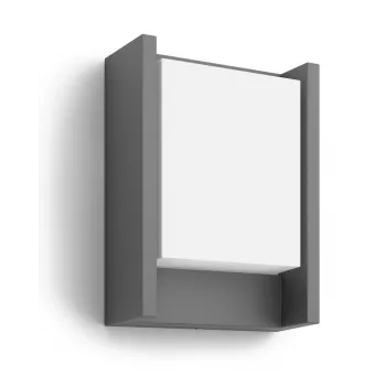 Outdoor wall light Signify Philips Arbour 3.8W LED anthracite, 220–240V, 1-bulb