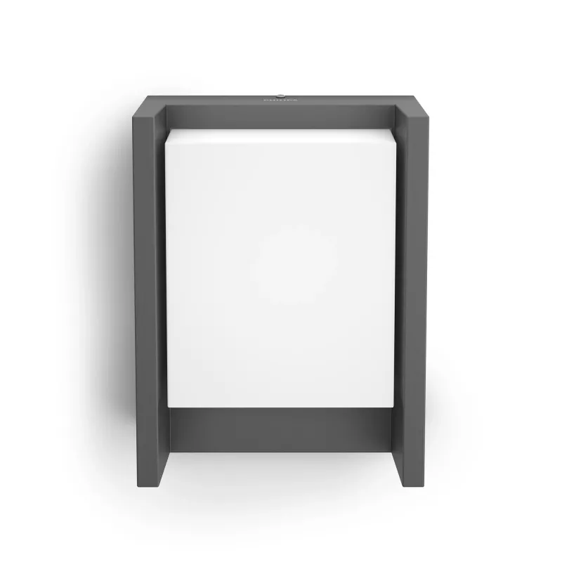 Outdoor wall light Signify Philips Arbour 3.8W LED anthracite, 220–240V, 1-bulb