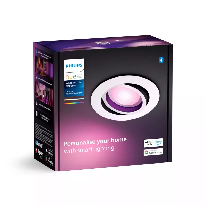 Philips Hue White and colour ambience Centura recessed spotlight