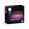 Philips Hue White and colour ambience Three-pack Xamento recessed spotlight
