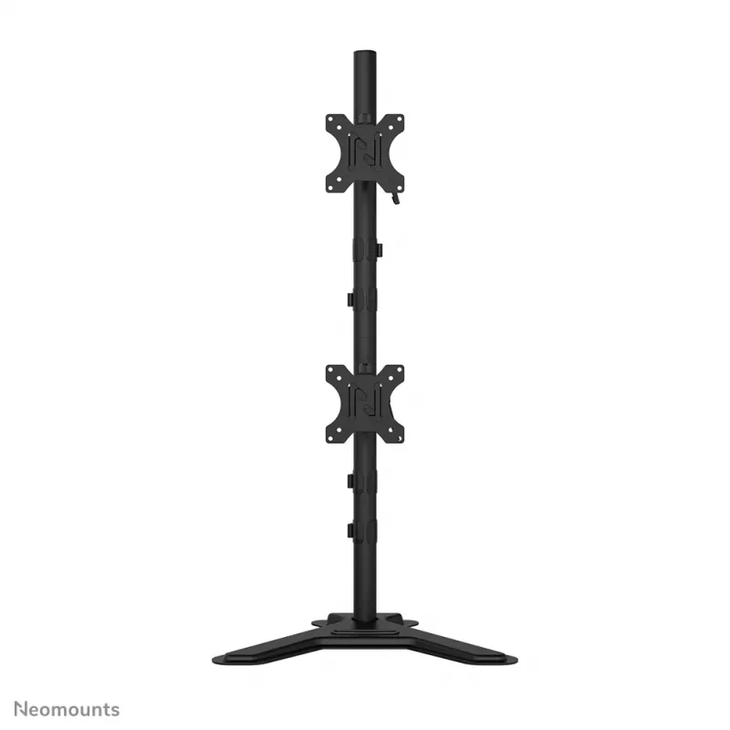 Neomounts dual monitor stand DS45-600BL2V for 2 displays 10–32 inch, VESA 75x75–100x100, max load 9 kg, freestanding, black