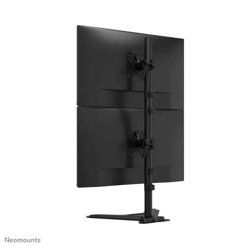Neomounts dual monitor stand DS45-600BL2V for 2 displays 10–32 inch, VESA 75x75–100x100, max load 9 kg, freestanding, black