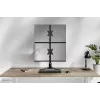 Neomounts dual monitor stand DS45-600BL2V for 2 displays 10–32 inch, VESA 75x75–100x100, max load 9 kg, freestanding, black