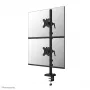 Neomounts DS60-600BL2V Dual monitor arm 10-32 inch, Clamp/Grommet, 9 kg, 25.4 cm (10 inch), 81.3 cm (32 inch), 100 x 100 mm, Black