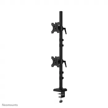Neomounts DS60-600BL2V Dual monitor arm 10-32 inch, Clamp/Grommet, 9 kg, 25.4 cm (10 inch), 81.3 cm (32 inch), 100 x 100 mm, Black