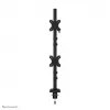 Neomounts DS60-600BL2V Dual monitor arm 10-32 inch, Clamp/Grommet, 9 kg, 25.4 cm (10 inch), 81.3 cm (32 inch), 100 x 100 mm, Black
