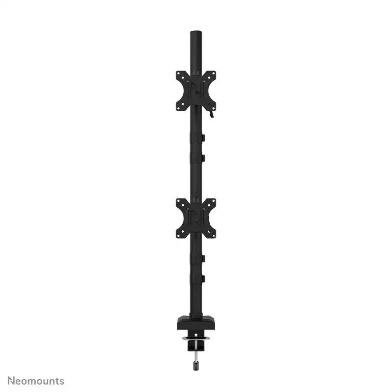 Neomounts DS60-600BL2V Dual monitor arm 10-32 inch, Clamp/Grommet, 9 kg, 25.4 cm (10 inch), 81.3 cm (32 inch), 100 x 100 mm, Black
