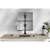 Neomounts DS60-600BL2V Dual monitor arm 10-32 inch, Clamp/Grommet, 9 kg, 25.4 cm (10 inch), 81.3 cm (32 inch), 100 x 100 mm, Black